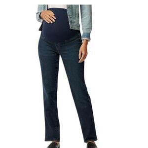 Levi Strauss Signature Gold Maternity Heritage Straight Jeans, Medium, NWT